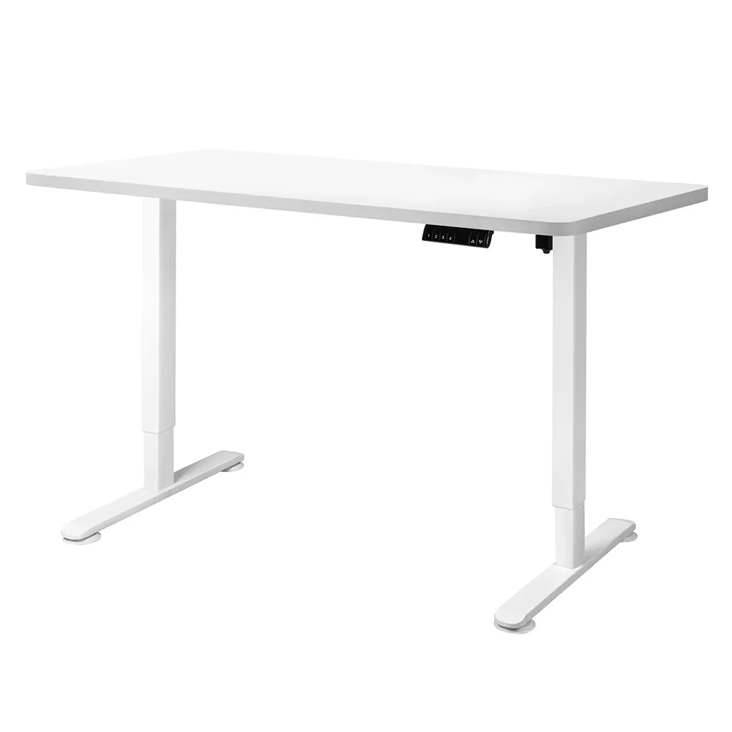 Levede Motorised Standing Desk Adjustable 140cm White 1000x 1MM-2018816934711267328