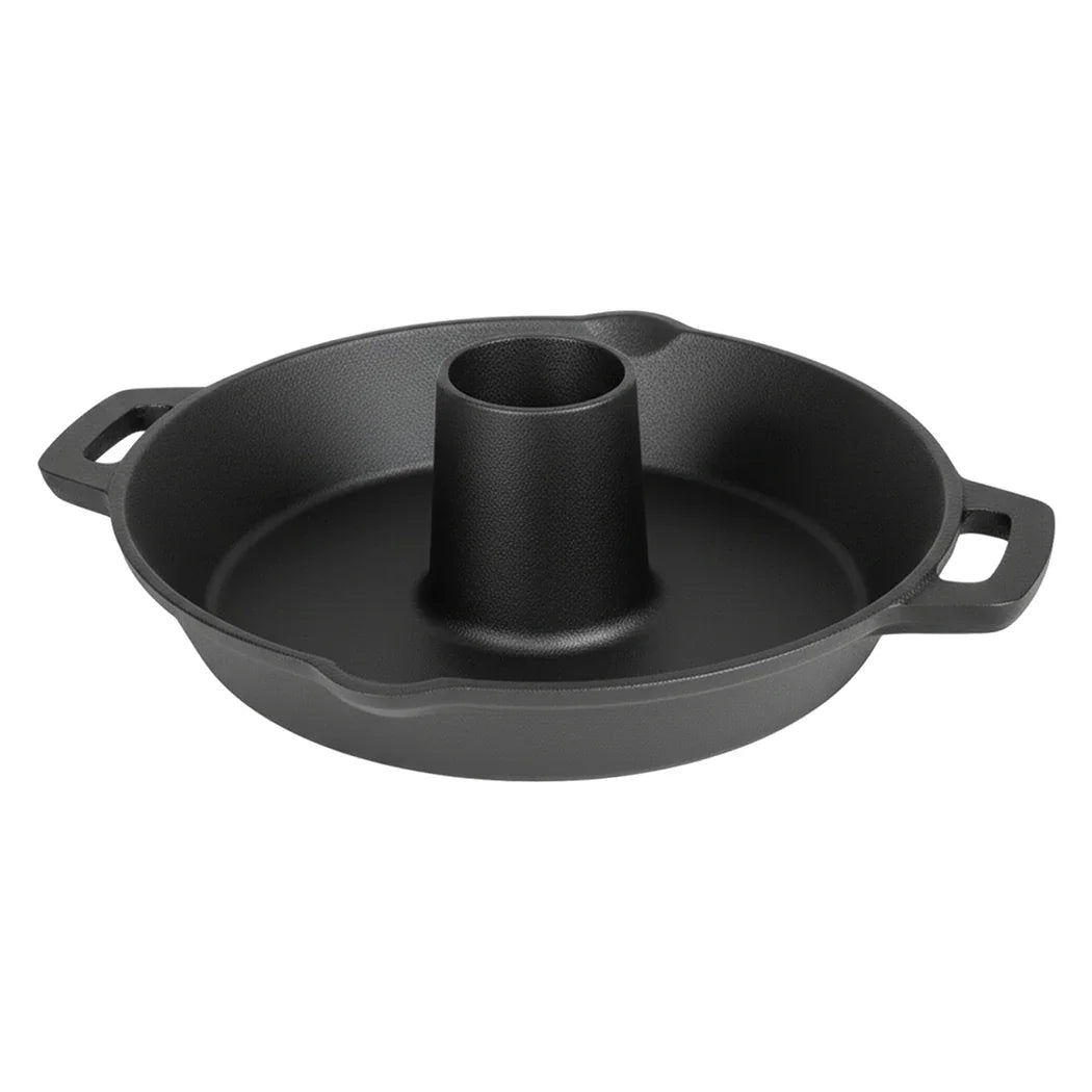 Toque Cast Iron Roaster Stand Non-stick Beer Can Chicken Holder Kitchen Outdoor-2050056855853600768