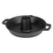 Toque Cast Iron Roaster Stand Non-stick Beer Can Chicken Holder Kitchen Outdoor-2050056855853600768