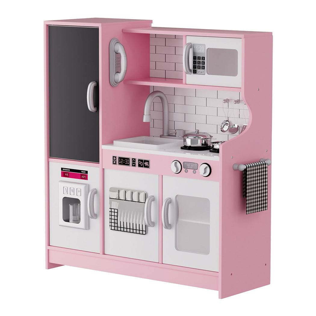 Bopeep Kids Kitchen Set Wooden Pretend Play Cooking Toy-2006732701960376320