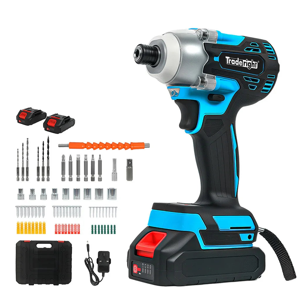 Traderight 21V Impact Driver Cordless,400Nm,2x2.0Ah,Kit-2018816807426723840