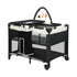 BoPeep Baby Cot Bed Crib Portable Bassinet Black-2006733207525003264