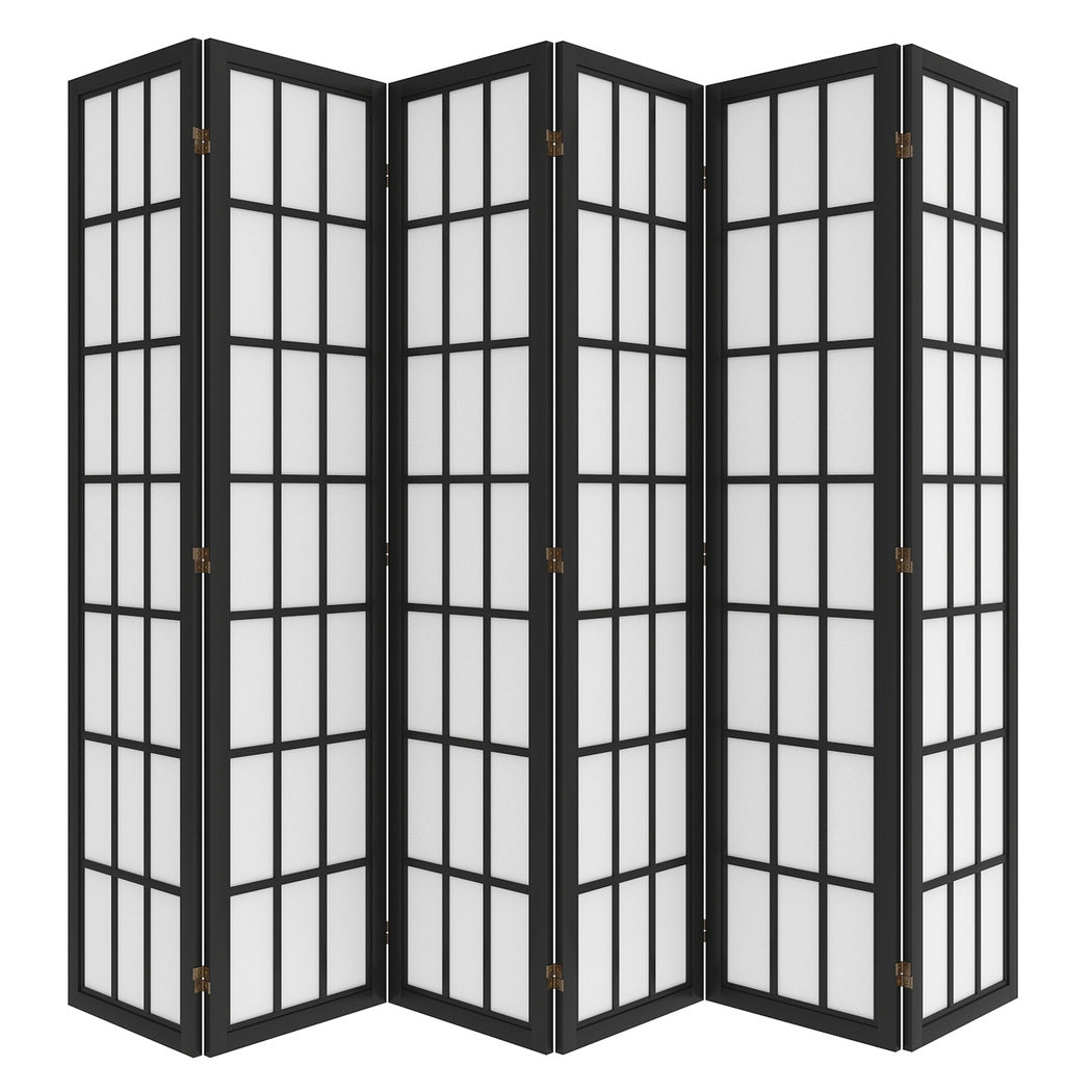 Levede 6 Panel Room Divider 170cm Freestanding Screen-1973193605594091520