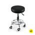 2x Levede Swivel Salon Barstool Hairdressing Black-1864184632992468992