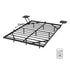 Levede Double Bed Frame Floating Frame with Storage Shelves RGB Lights Black-2072893552320450560