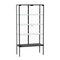 Stacked Glass Display Cabinet Steel 4 Tier 160cm