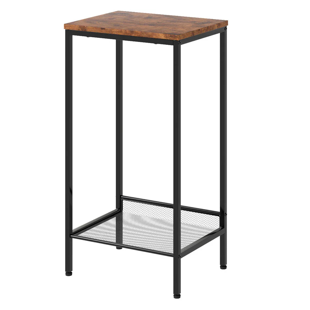 Levede Industrial Side Table 2-Tier Shelf End Table-2050056751763558400