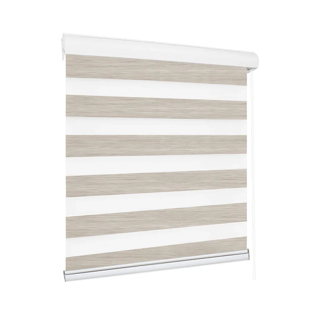Marlow Blackout Zebra Roller Blind Curtains 150x210 Beige-2029387284964577280