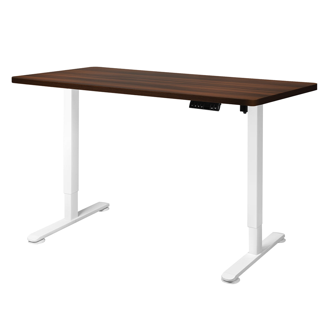 Levede Motorised Standing Desk Adjustable 140cm Walnut 1000x 1MM-1864183330564608000