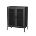 Levede Storage Cabinet Steel Kitchen Black-2006733266635329536