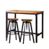 Levede 3pcs Bar Table Barstools Industrial-1910113235605000192