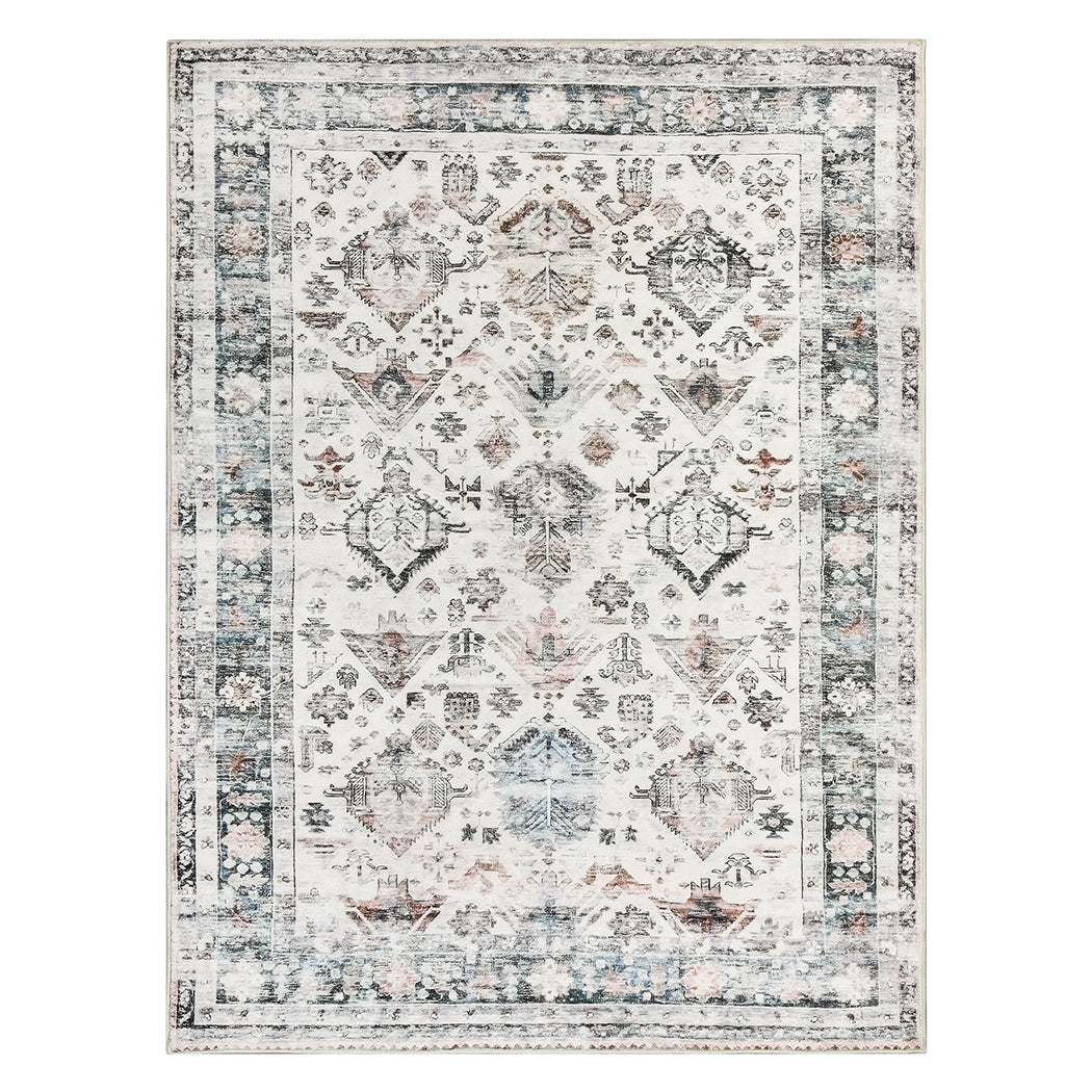 Marlow  Floor Rug Vintage Short Pile Washable Carpet Soft Plush Non Slip 160x120-1894516739216117760