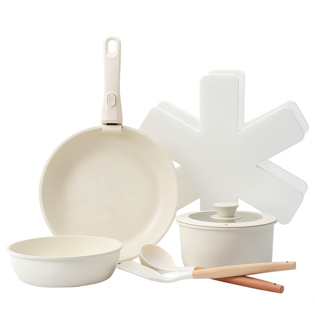 Toque 9-Piece Non Stick Cookware Set Kitchen Fry Pan-2011971112791052288