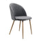 Levede 2x Dining Chairs Seat French Grey-2006733258494185472