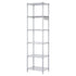 Levede Shelving Unit Adjustable Rack 6 Tier 161cm Carbon Steel  Laundry Silver-2109799590394531841
