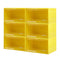 Stacked Sneaker Display Case 6x Clear Yellow-2029387238575575040