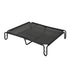 Pawz Elevated Dog Bed L Breathable Mesh Cooling for Indoor Outdoor Black-2100034991382728704