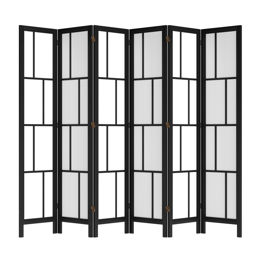 Levede 6 Panel Room Divider 170cm Freestanding Screen-1973194196961595392