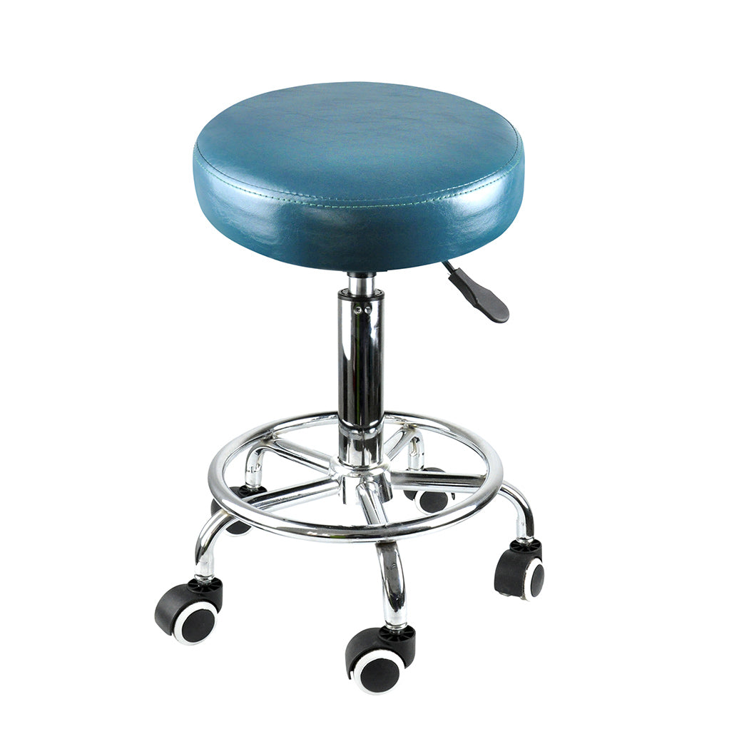 Levede Bar Stools Salon Stool Swivel Teal-1864184633130881024