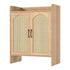Levede 5 Tier Shoe Cabinet Wooden Double Door Storage Rack Organiser Entryway-2050056773213229056