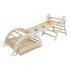 BoPeep Kids Climbing Toys Sets Toddler Toys Triangle Arch Climber Indoor White-2050059014536040448