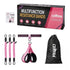 Centra Resistance Bands Set Foot Pedal 3 Tube Adjustable for Home Workout Pink-2100035025125904384