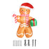Santaco Christmas Inflatable Outdoor Gingerbread Man 2.5M-1942353655051194368