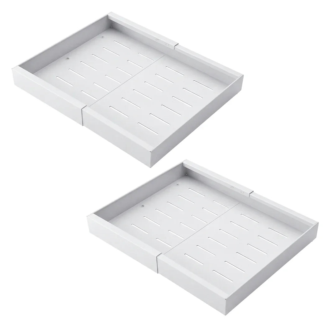 Toque Cabinet Organizer Drawer Shelf Pull Out 2Pcs Width-adjustable Kitchen-2050059015777554432