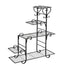 Levede Plant Stand Outdoor Indoor Metal Black-2018816719711244288