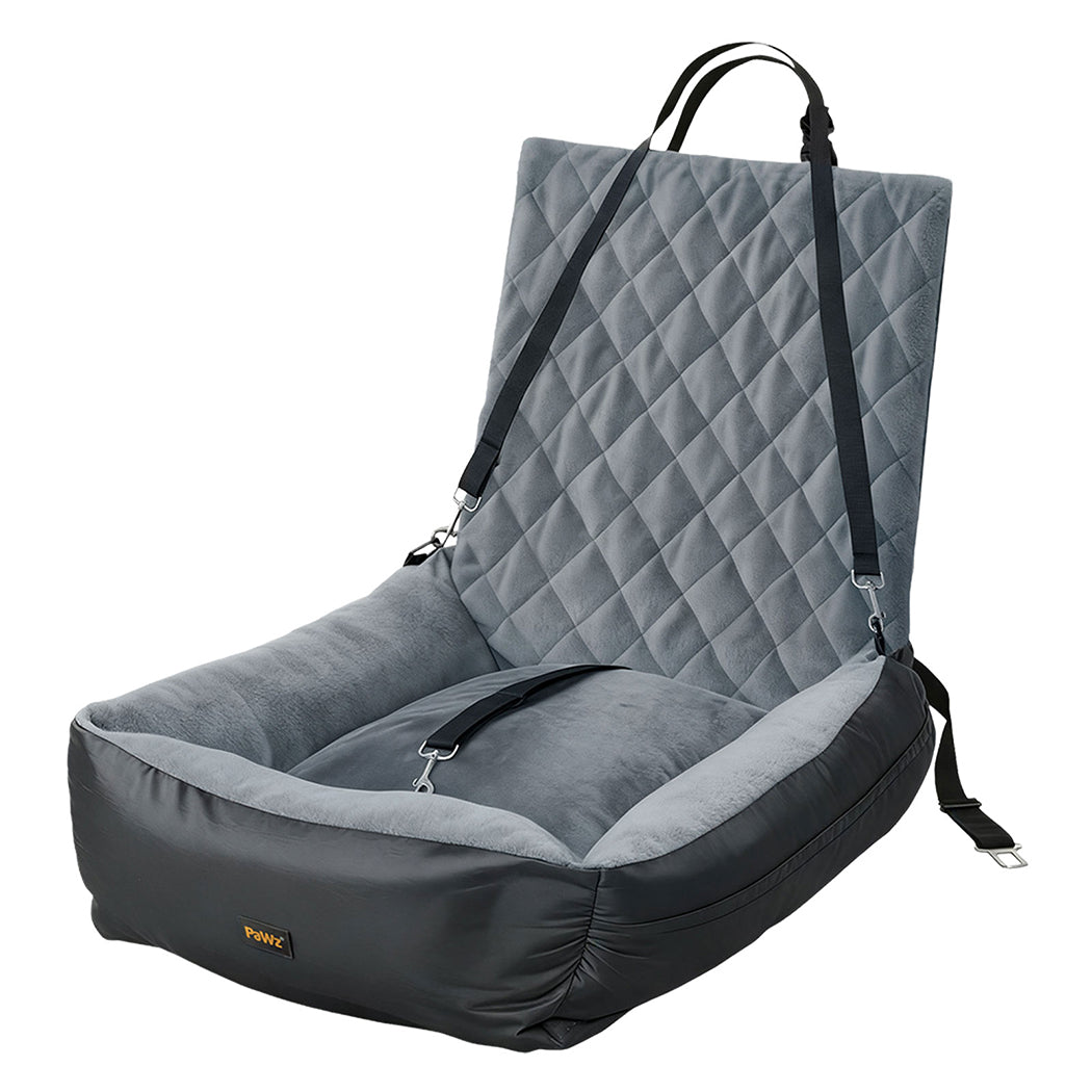 Pawz Pet Car Seat Dog Seat Travel Safety Booster Grey-2011971116188438528