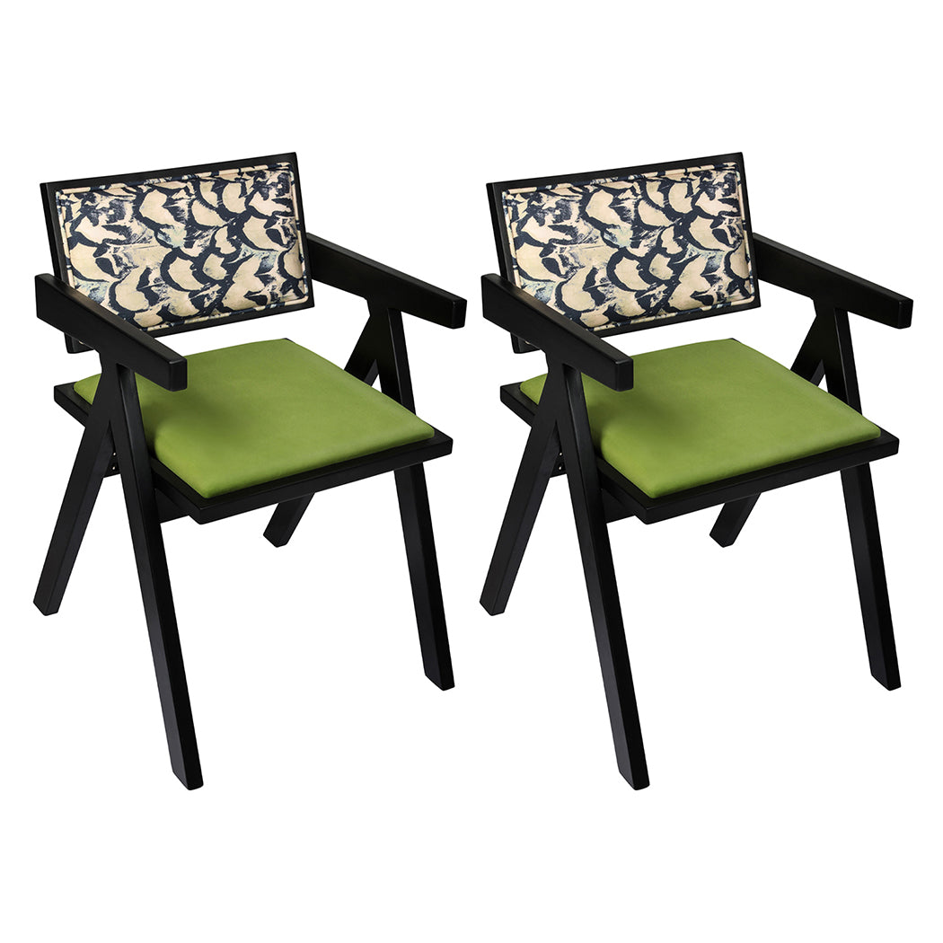 Levede 2X Dining Chair Retro Backrest Chair-1894516794618679296
