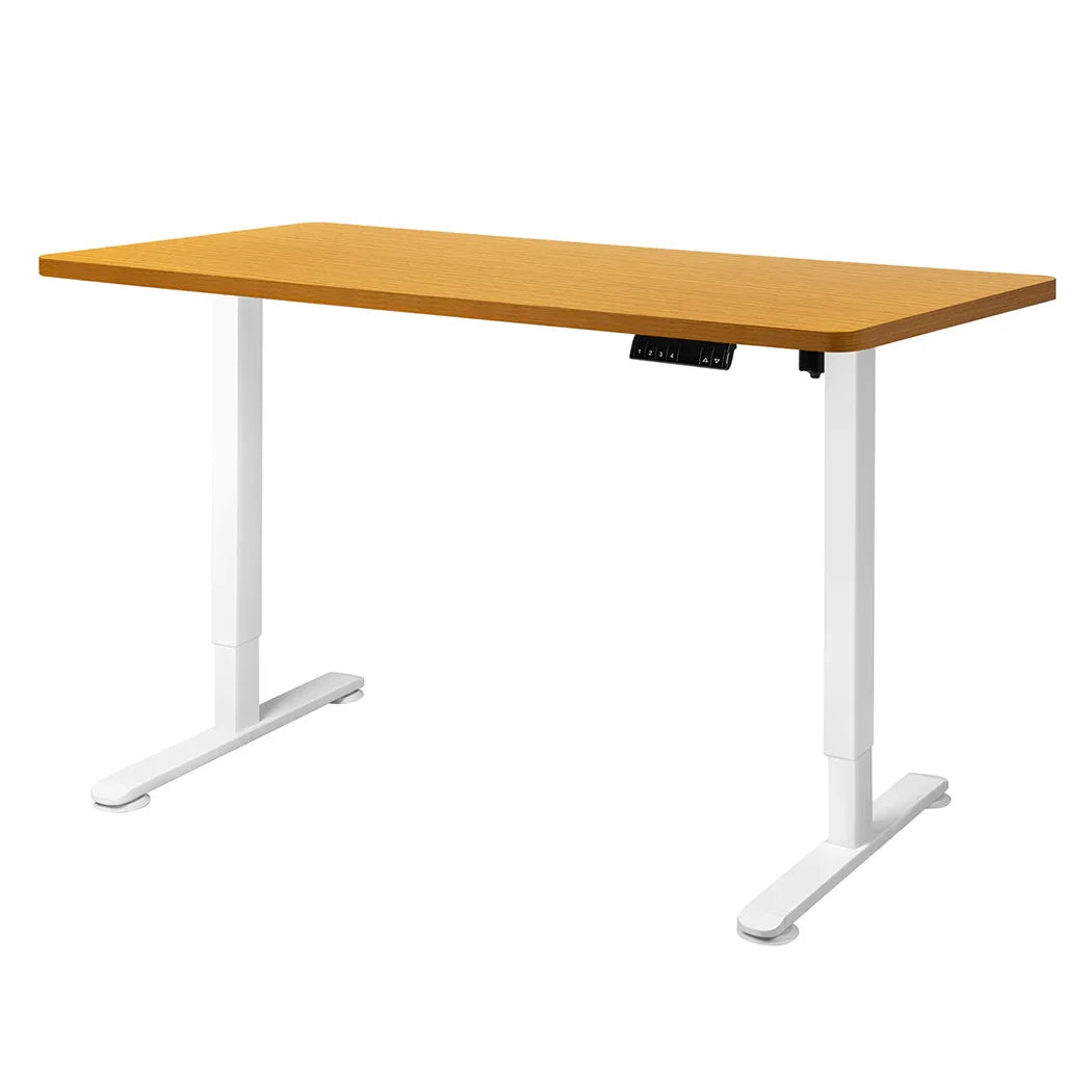 Levede Motorised Standing Desk Adjustable 140cm Natural 1000x 1MM-2006733293919277056