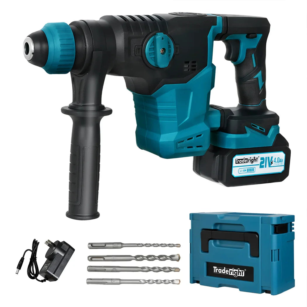 Traderight  21V Cordless Rotary Hammer Drill Tool Set-2050056915601461248