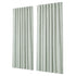 Marlow 2 Panels Blackout Curtains Linen Look Curtain Draperies Window Green-2072893564932722688