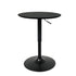 Levede Bar Table Swivel Gas Lift Counter Black-2006733271920152576