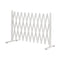 Garden Security Fence Gate Expandable White-2029387279511982080