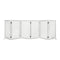 PaWz Wooden Pet Gate Dog Fence Safety White 6 Panels-2018816846903513088