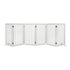 PaWz Wooden Pet Gate Dog Fence Safety White 6 Panels-2018816846903513088