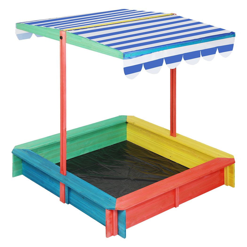 Bopeep Kids Wooden Sandbox 120X120CM-1897119187256610816