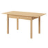 Levede Extendable Dining Table Oak Finish 4-6 Seater Wooden Kitchen 110-150cm-2072893553603907584