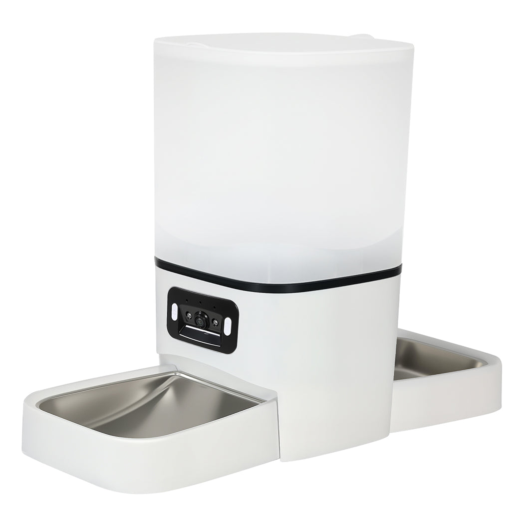 PaWz 6L Automatic Pet Feeder 2 Bowl Food Dispenser-2006733419609985024