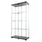 164cm Glass Display Cabinet 2 Doors