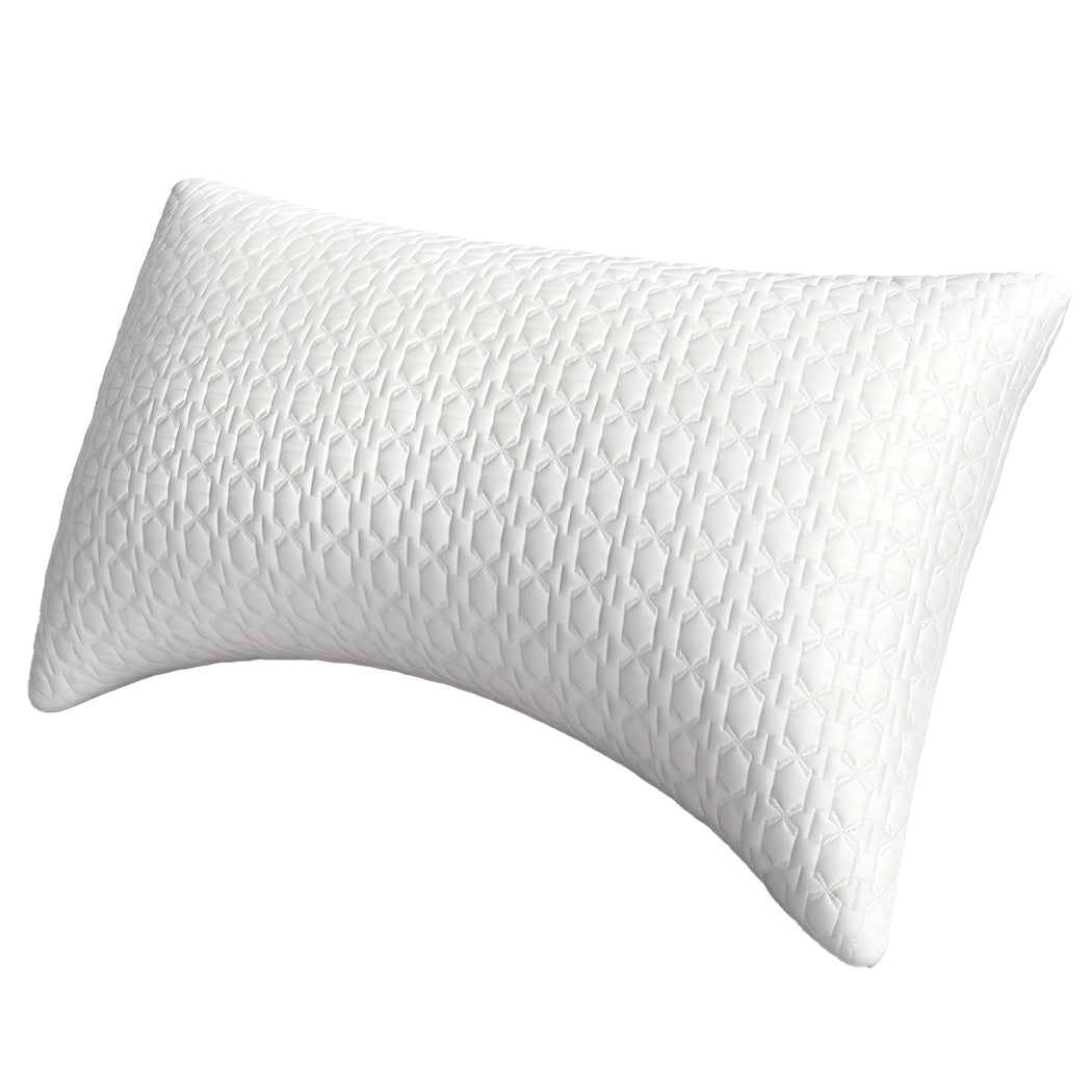 Dreamz Memory Foam Adjustable Pillow Neck Pain Relief Cooling Side Sleeper-2050056764359053312