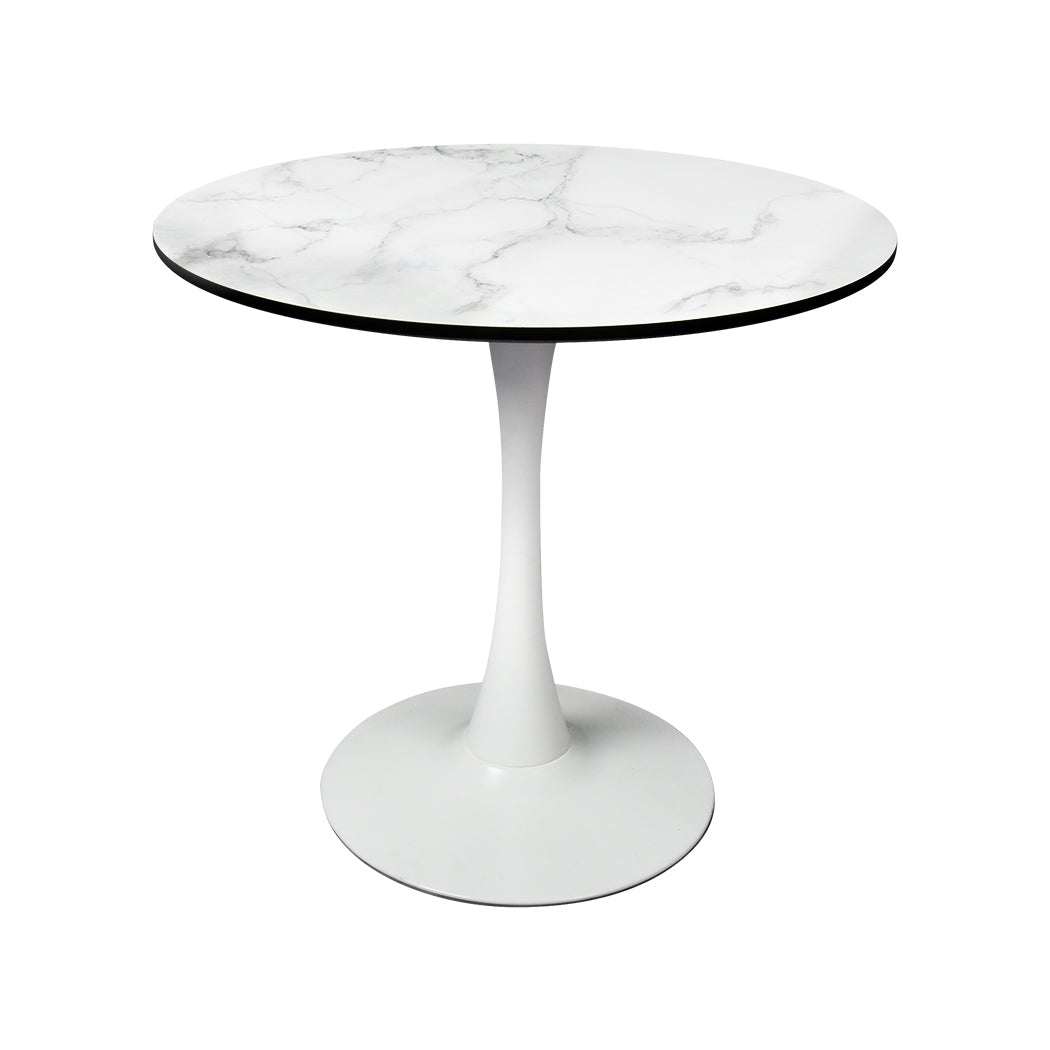 Levede Dining Table Kitchen 4 Person White-1864183286683799552