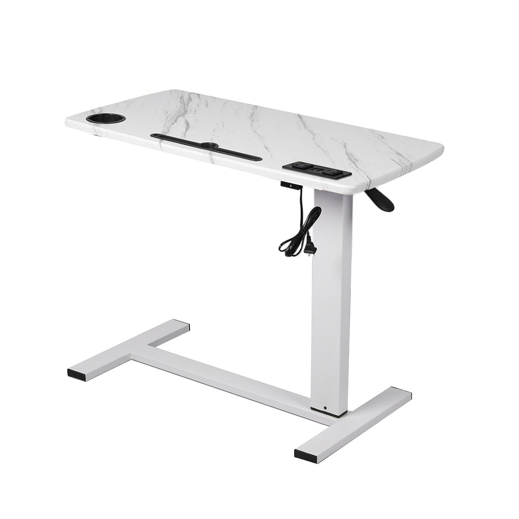 Levede Standing Desk Height Adjustable White-1864183343696973824