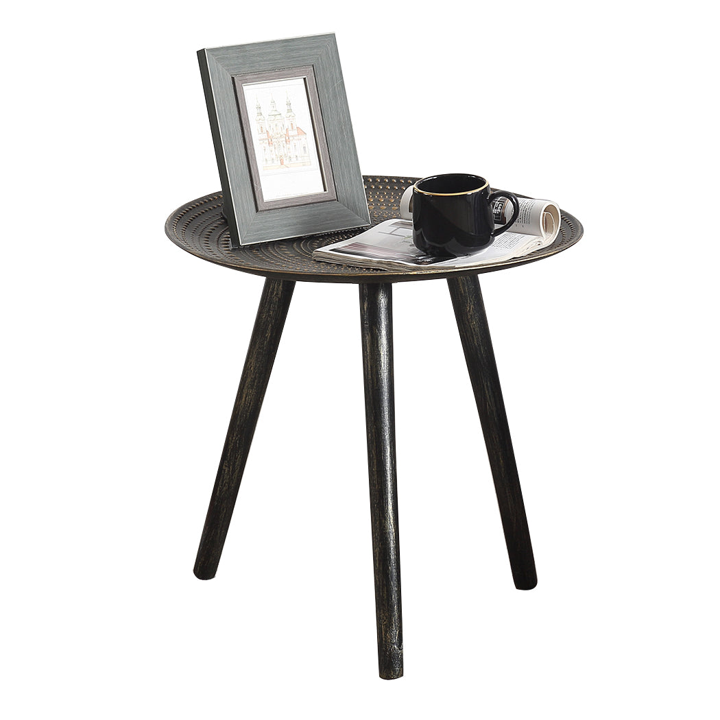Levede Side Table Coffee Bedside End Bronze-1864183272540606464