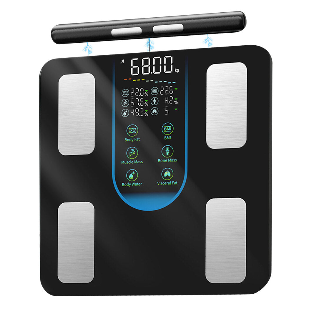 Centra Smart Scale for Body Fat Bathroom Digital Pregnancy BMI Monitor Bluetooth-2050056788929286144