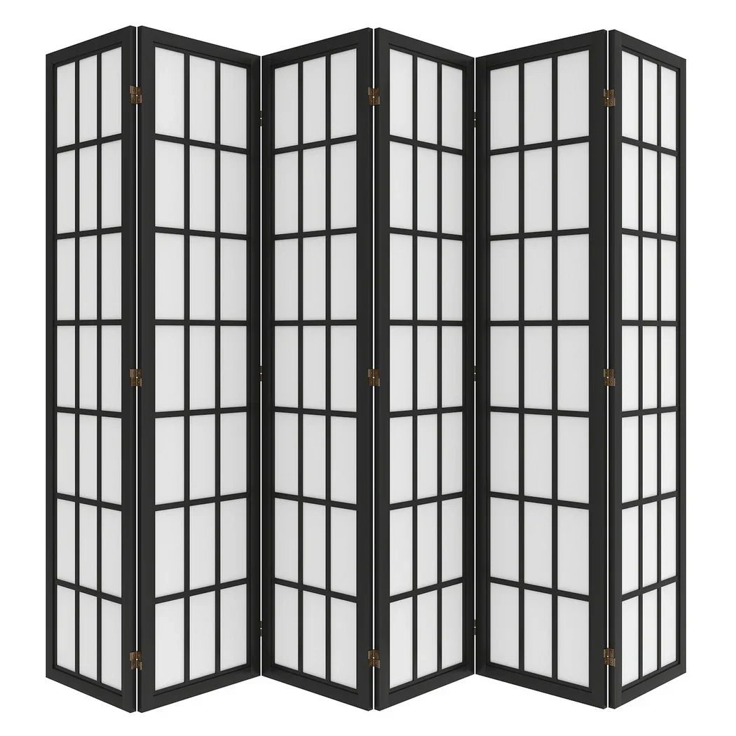 Levede 6 Panel Room Divider 170cm Freestanding Screen-2006732767613816832