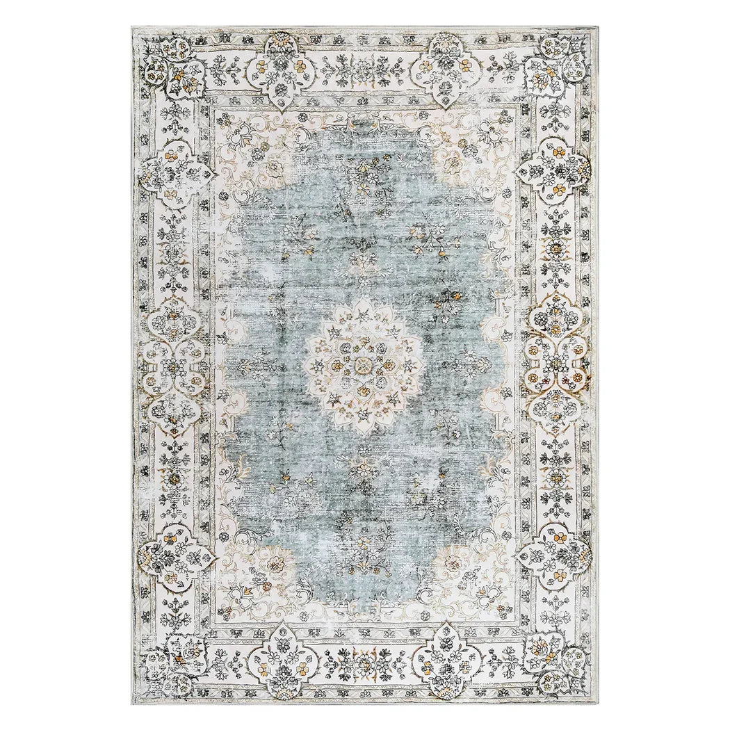Marlow Floor Rug Short Pile Washable Vintage Carpet Soft Plush Non Slip 200x290-2006732848425472000