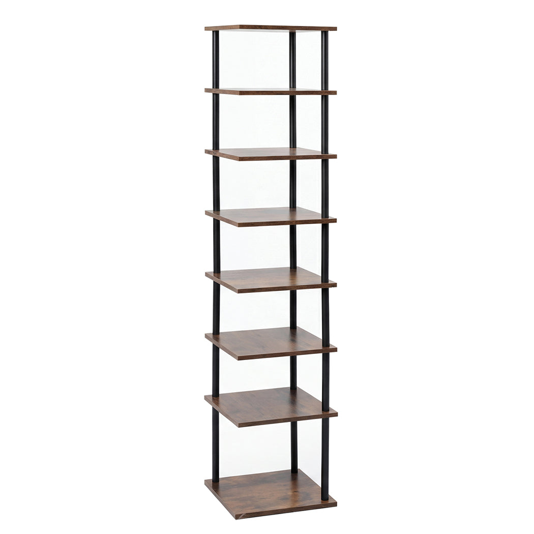 Levede Vertical Shoe Rack 8-Tier Space Saving Narrow Corner Organiser Storage-2050059010870218752